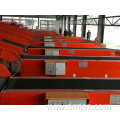 4 section belt conveyor system for truck loading
